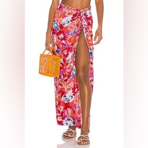 L*SPACE Mia Cover Up Sarong in Super Bloom
